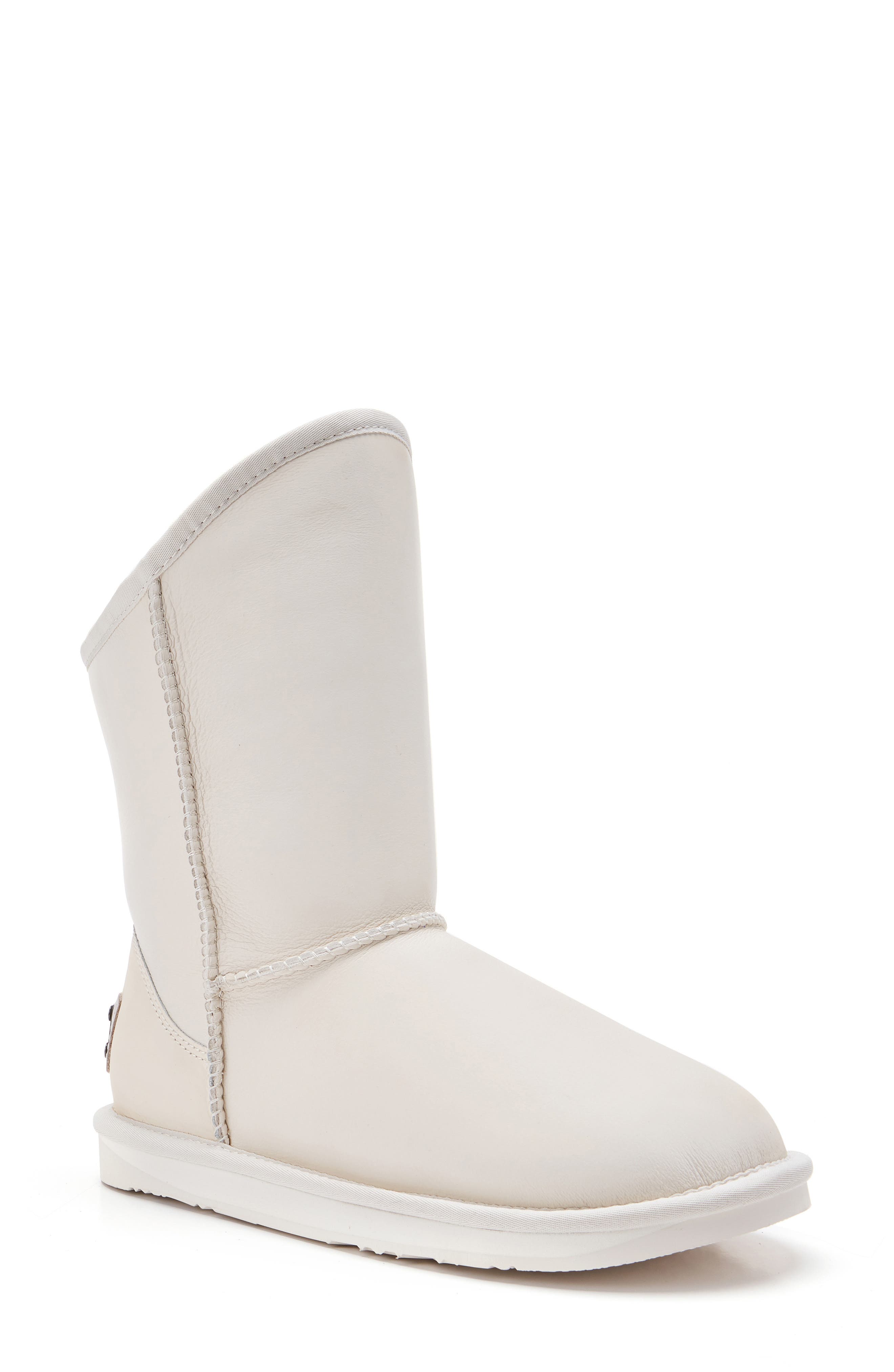 Australia Luxe Collective Cosy Genuine Shearling Short Boot, Main, color, Satin Pale