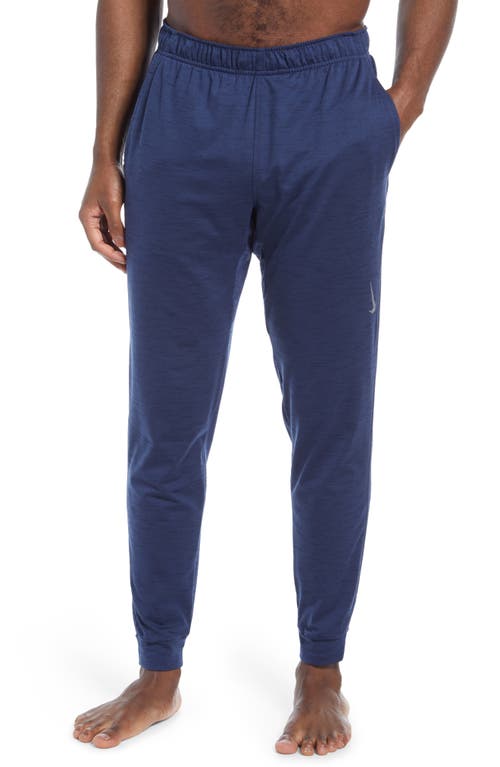 Nike Men's Dri-fit Yoga Core Pants In Midnight Navy/dark Obsidian/grey
