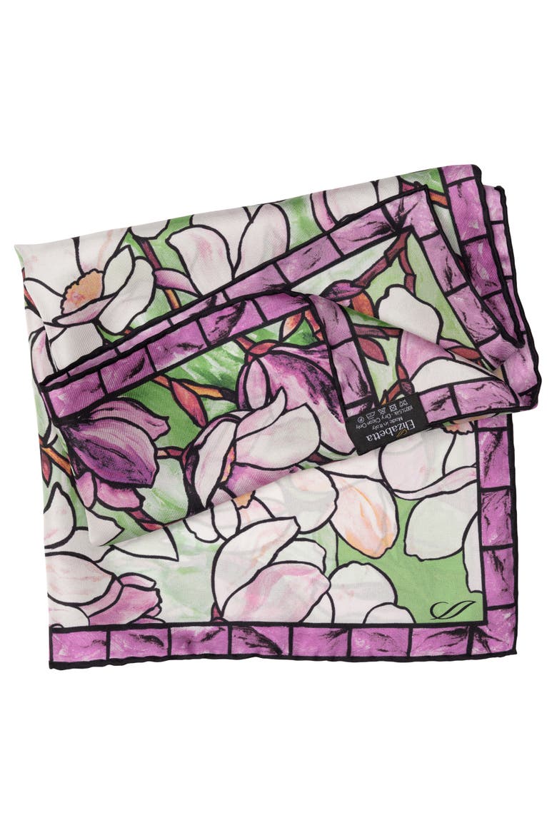 Clara - Silk Bandana, Alternate, color, Orchid Pink
