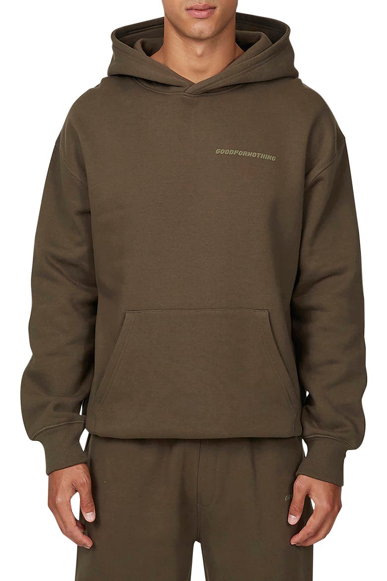 Vintage  Tonal Pullover Hoodie, Main, color, Brown