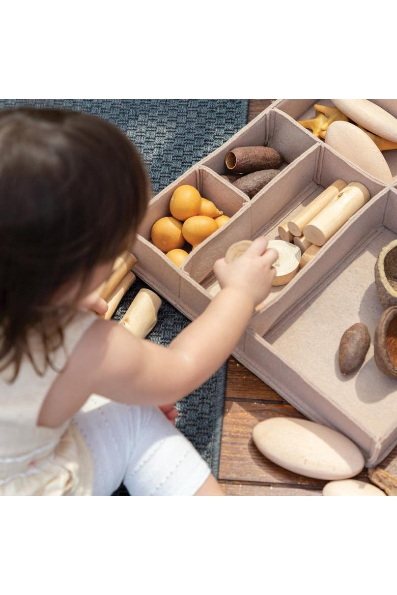 Nature's Geometry Toddler Loose Parts STEM Kit, Alternate, color, Beige