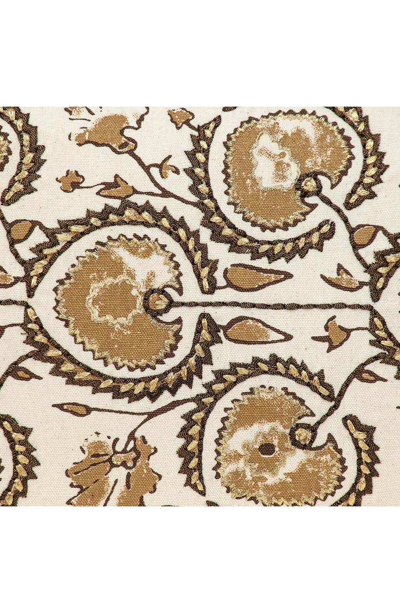 PARKLAND COLLECTION Tapestry Throw Pillow, Alternate, color, Beige