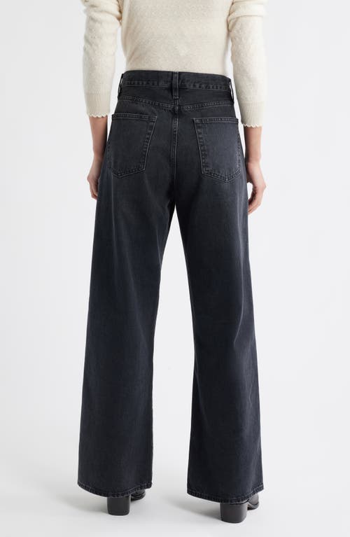 Frame The Loose High Waist Wide Leg Jeans In Multi