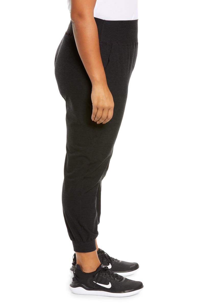 Beyond Yoga Space Dye Midi Joggers, Alternate, color, Darkest Night