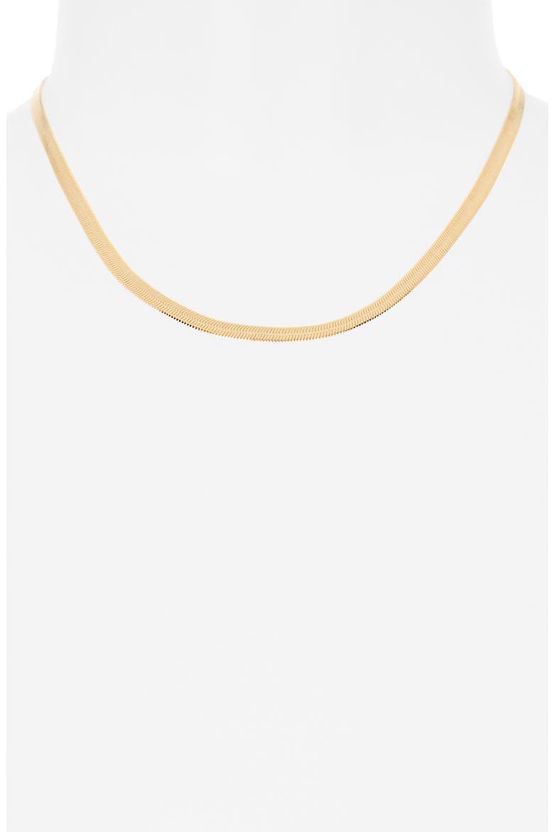 Python Snake Chain Necklace, Alternate, color, GOLD