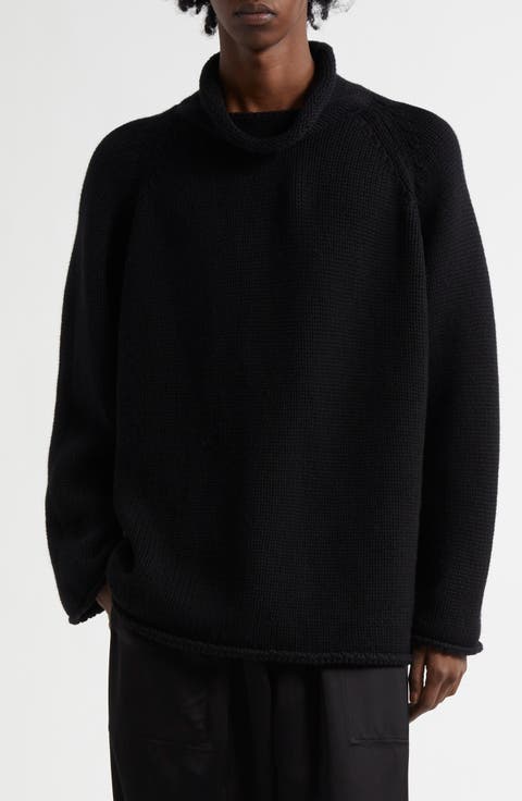 Cashmere Funnel Neck Sweater