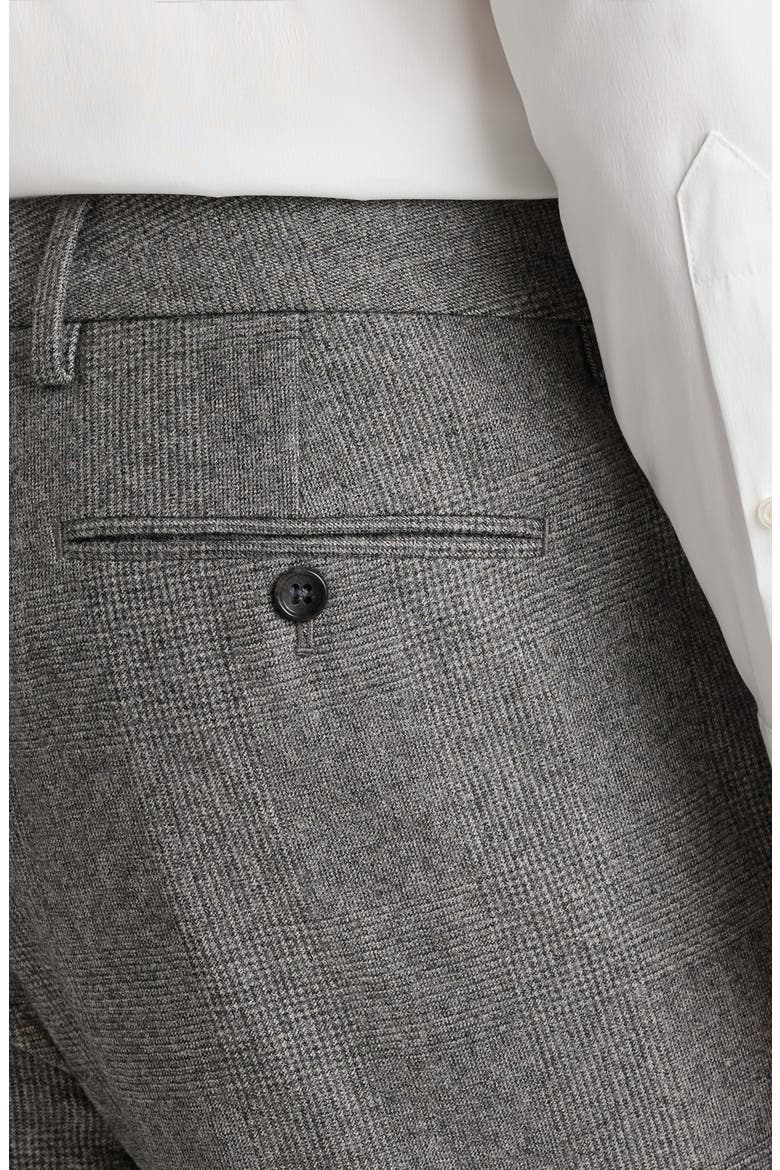 Jetsetter Italian Wool Dress Pants, Alternate, color, GREY PRINCE OF WALES