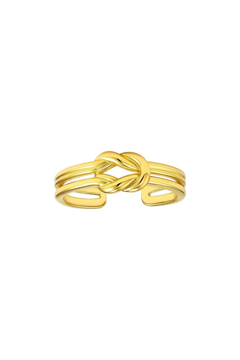Two-Tone Adjustable Parallel Band Ring, Main, color, GOLD