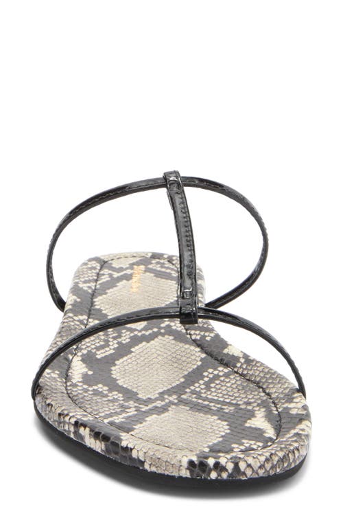 Reformation Teagan Sandal In Black