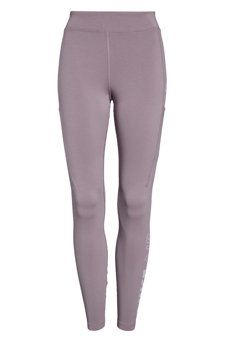 Air Pocket Leggings, Alternate, color, PURPLE SMOKE/ WHITE