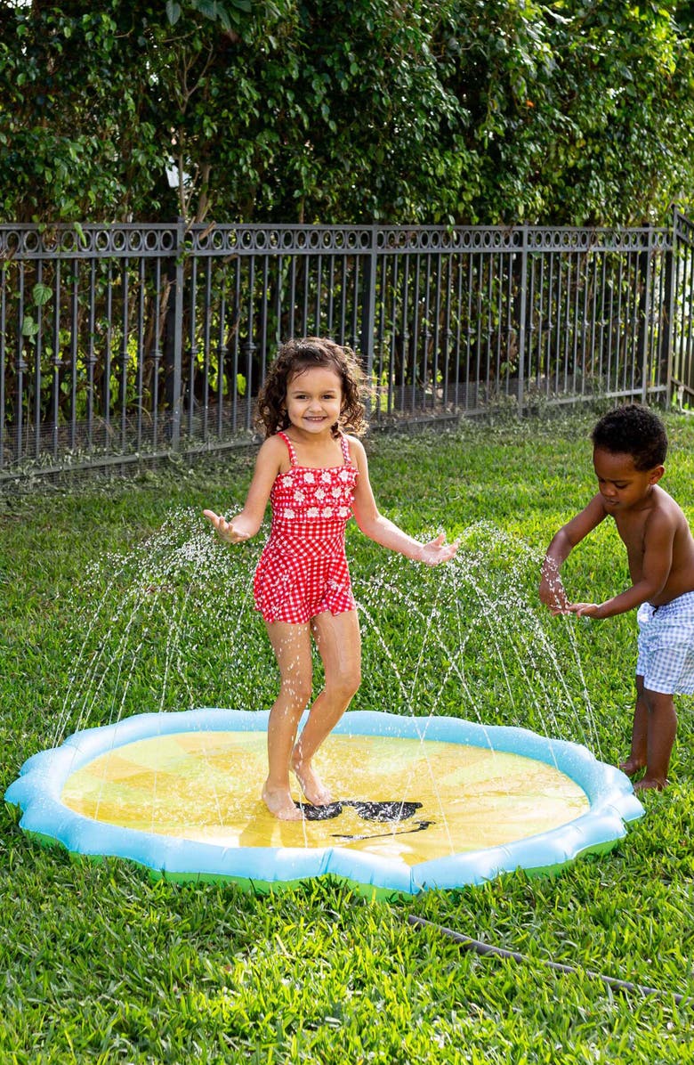POOLCANDY Sunshine Splash Pad, Alternate, color, Blue Yellow And Orange