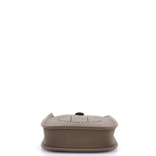 Pre-owned Hermes Hermes Evelyne Bag Gen Iii Clemence Tpm In Brown