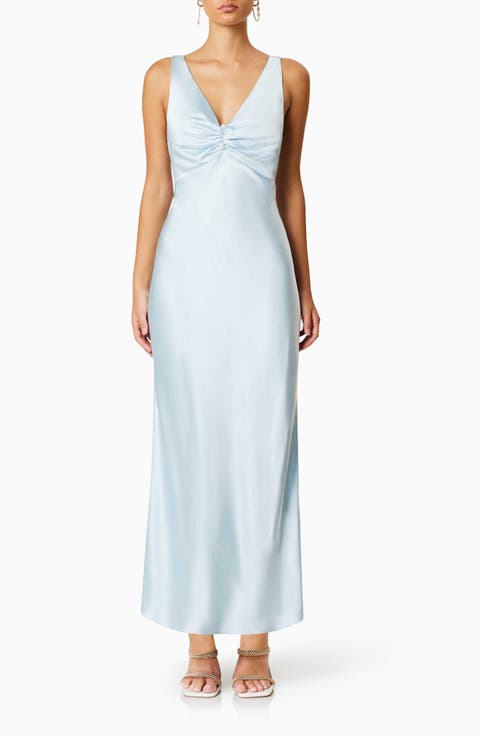 Rendevous Sleeveless Satin Gown