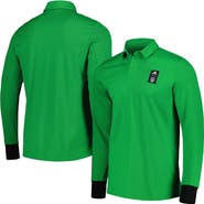 adidas Men's adidas 2023 Player Green Austin FC Travel Long Sleeve Polo