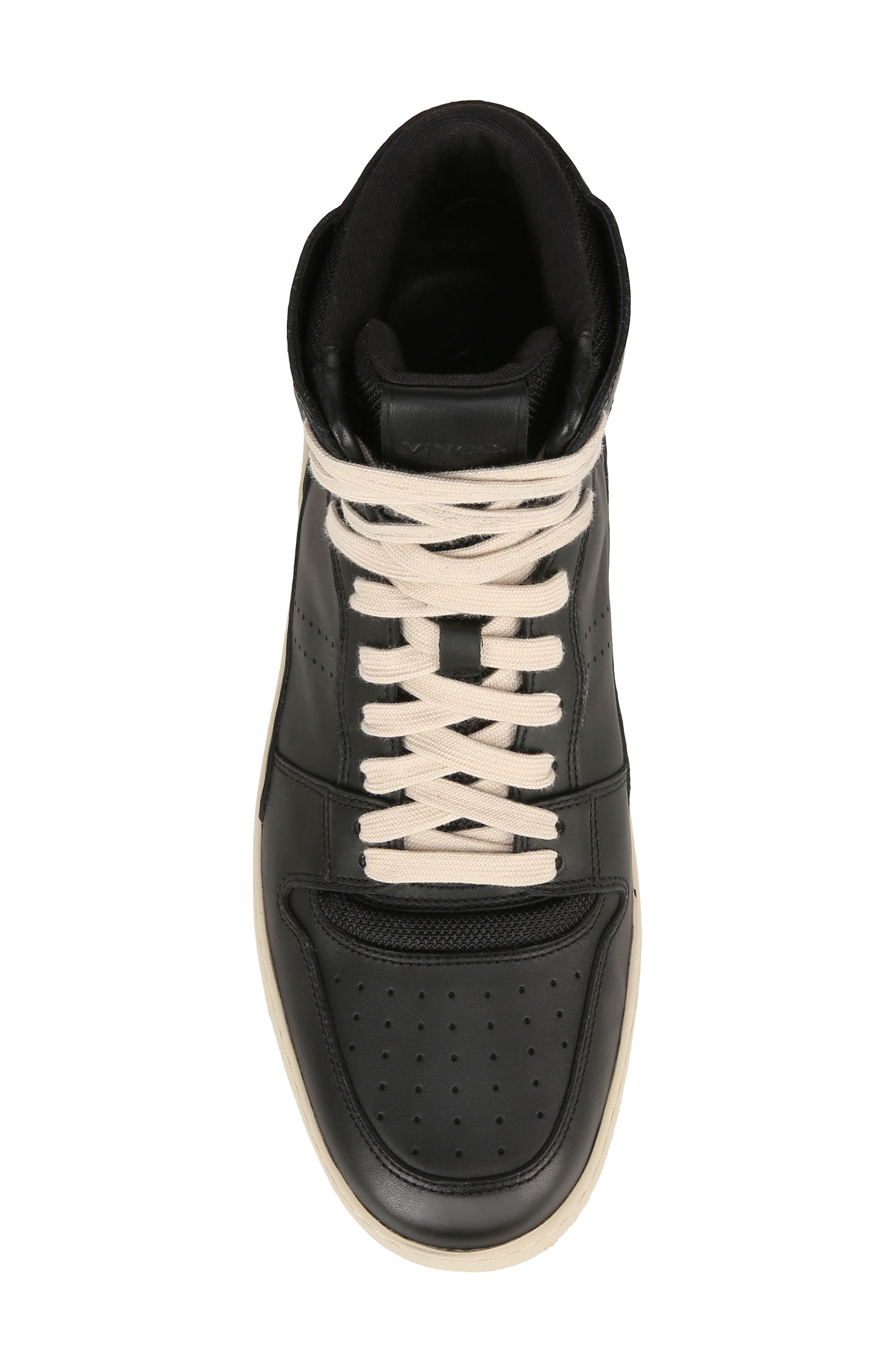 Vince Mason High Top Sneaker, Alternate, color, Black