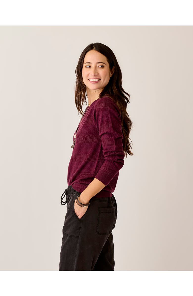 Cave Designs Amara Pointelle Sweater, Alternate, color, Nirvana