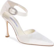 Manolo Blahnik Zutonpla Ankle Strap Pump