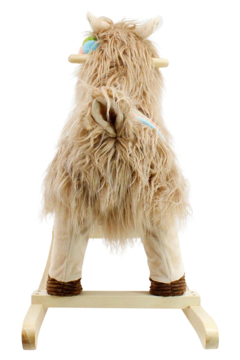 Llama Joyrides Rocker, Alternate, color, BROWN