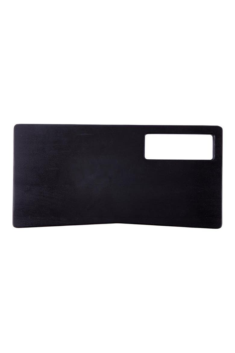 Mango Wood Side Handle Serving Board, Alternate, color, BLACK