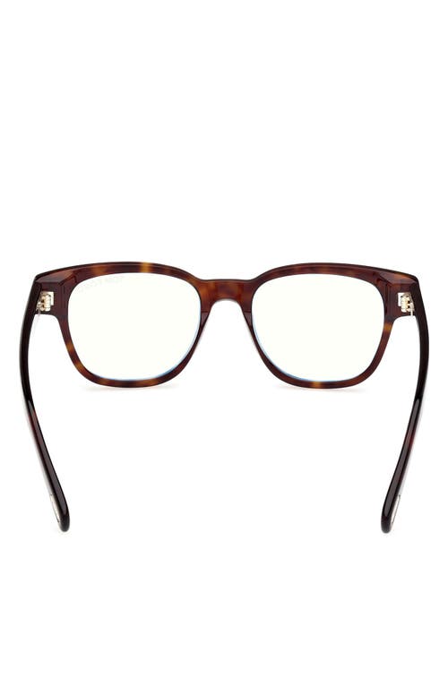 Tom Ford 50mm Square Blue Light Blocking Glasses