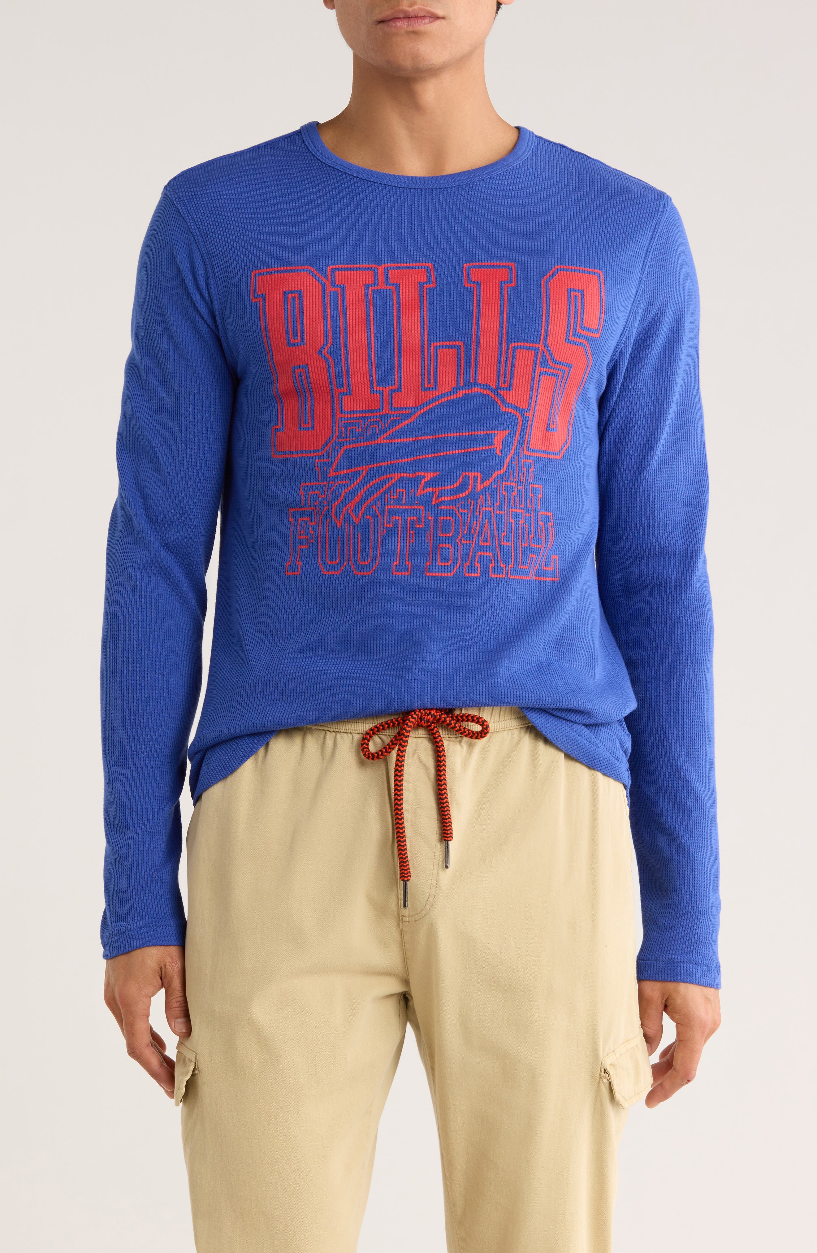 Junk Food NFL Bills Classic Thermal Graphic T-Shirt