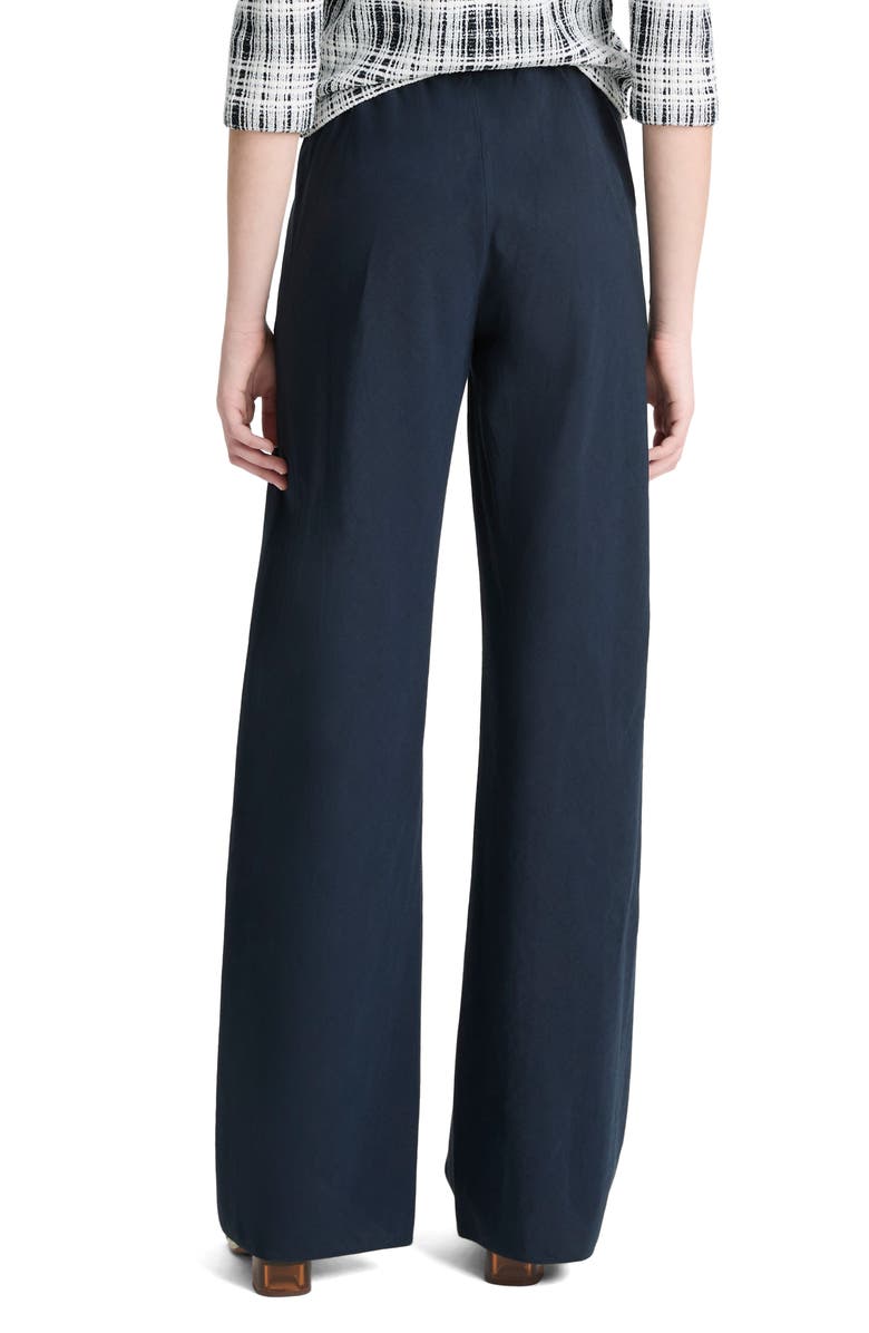 Vince Cotton Blend Wide Leg Pants, Alternate, color, Coastal Blue