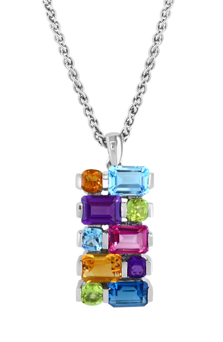 EFFY Multistone Pendant Necklace, Alternate, color, Multi