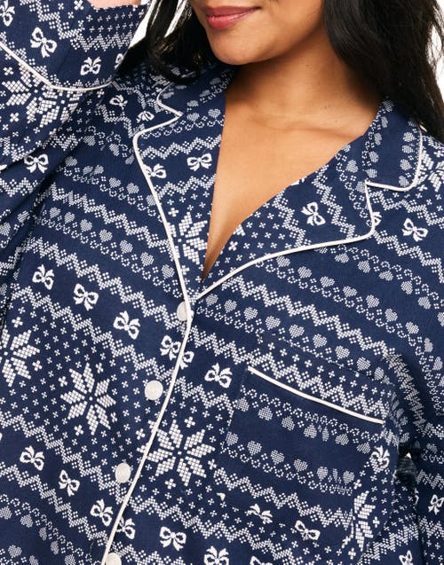 Adore Me Cecelia Pajama Set In Novelty Blue
