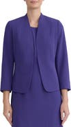 KASPER Seamed Open Front Jacket