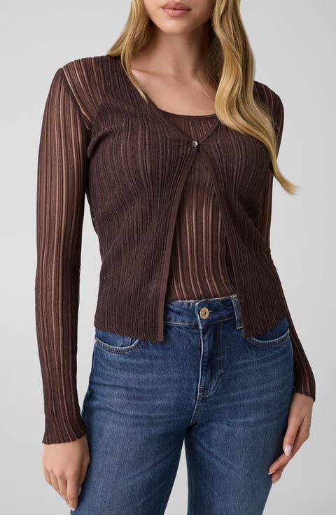 Audrey Sheer Cardigan