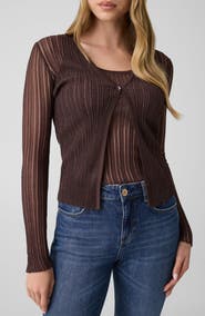 GUESS Audrey Sheer Cardigan