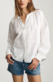 Mavi Jeans Pintuck Cotton Shirt
