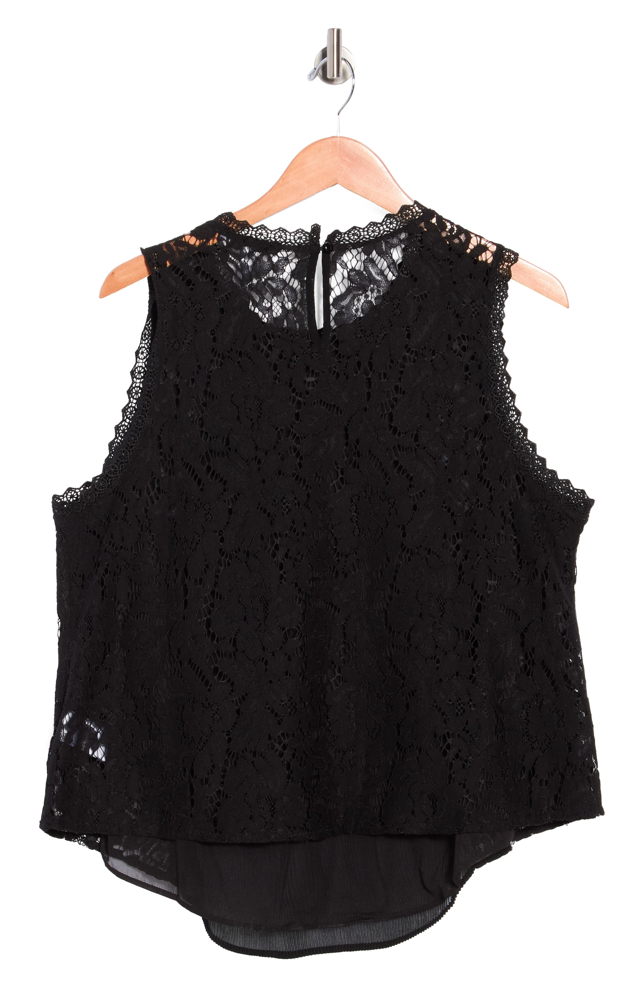 Mixed Media Sleeveless Top - image 2