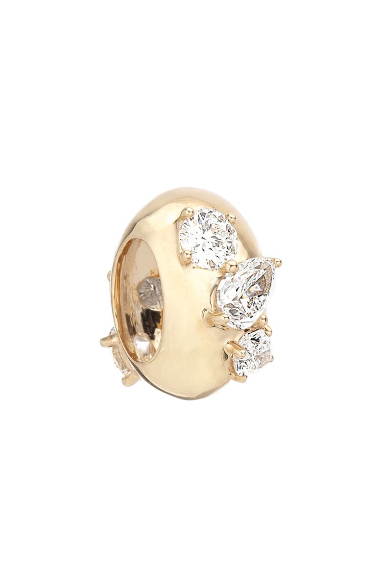 Adina Reyter Lab-Grown Diamond Cluster Charm, Main, color, Yellow Gold