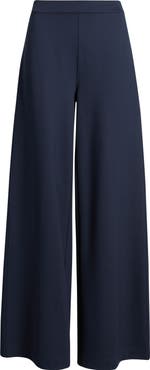 Caslon® High Waist Wide Leg Ponte Pants