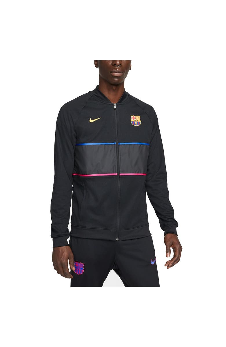 Nike Men's Nike Black Barcelona I96 Anthem Raglan Full-Zip Jacket, Alternate, color, 