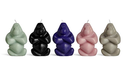 Kosta Boda Gabba Gabba Hey Assorted 5-pack Candles In Multi