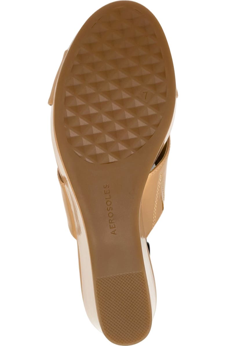 Aerosoles Cruis Platform Wedge Sandal, Alternate, color, Beige Bisque