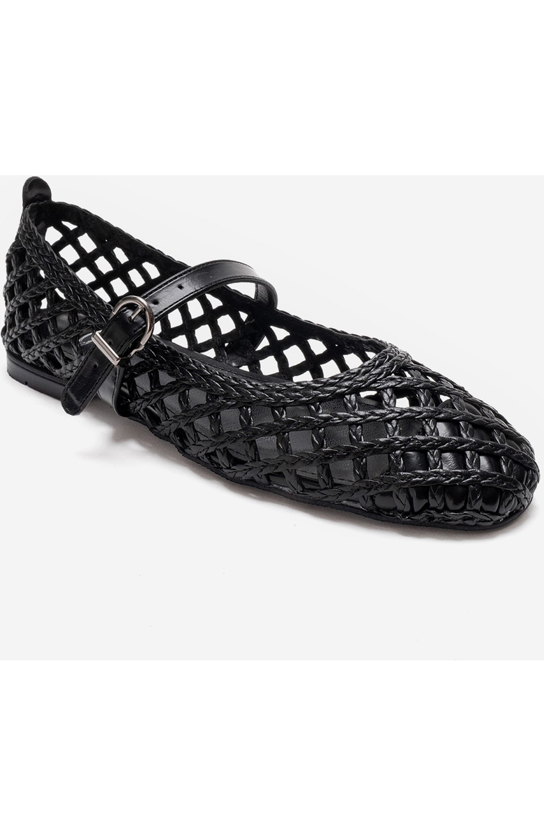 Prologue Shoes Doux Woven Ballet Flat, Alternate, color, Black