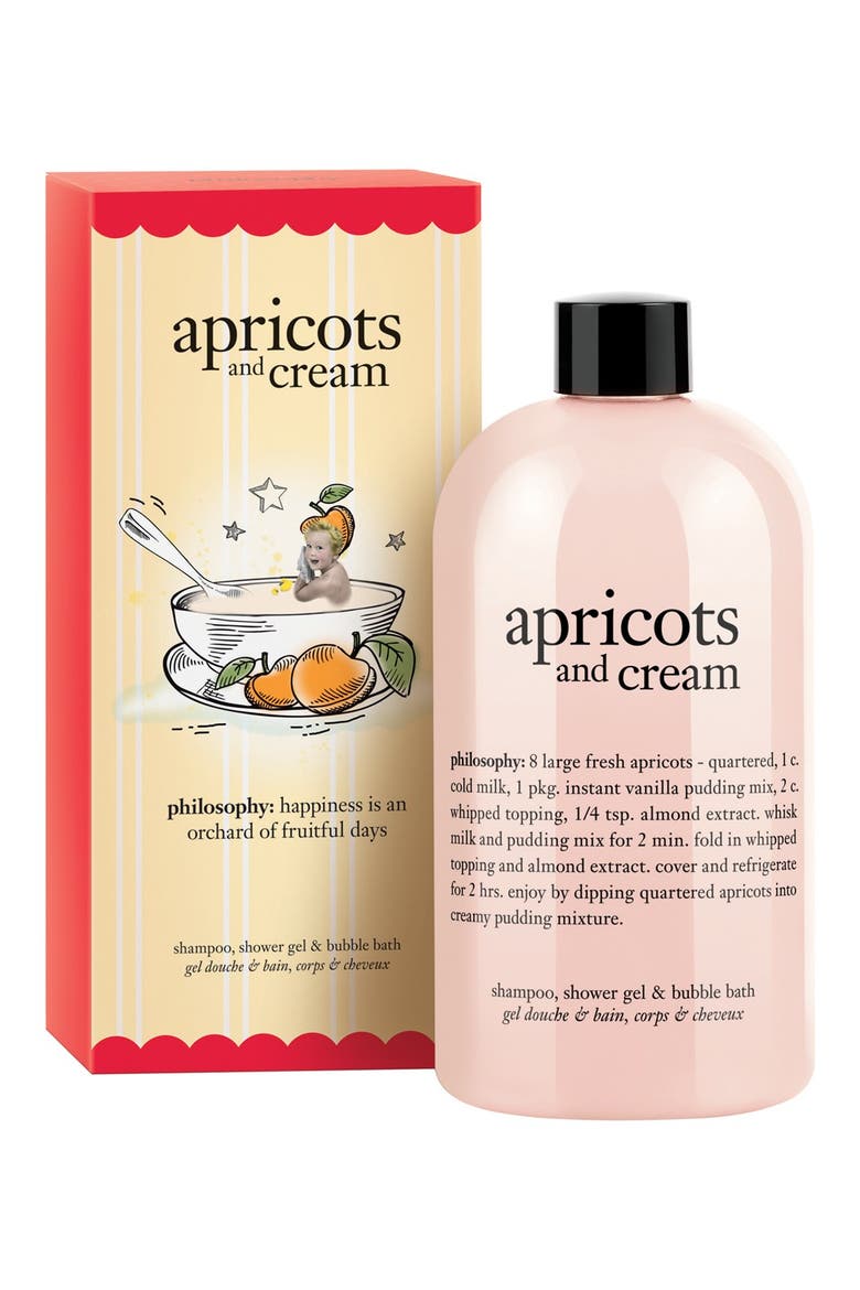 'apricots & cream' shampoo, shower gel & bubble bath (Nordstrom Exclusive), Main, color, NO COLOR