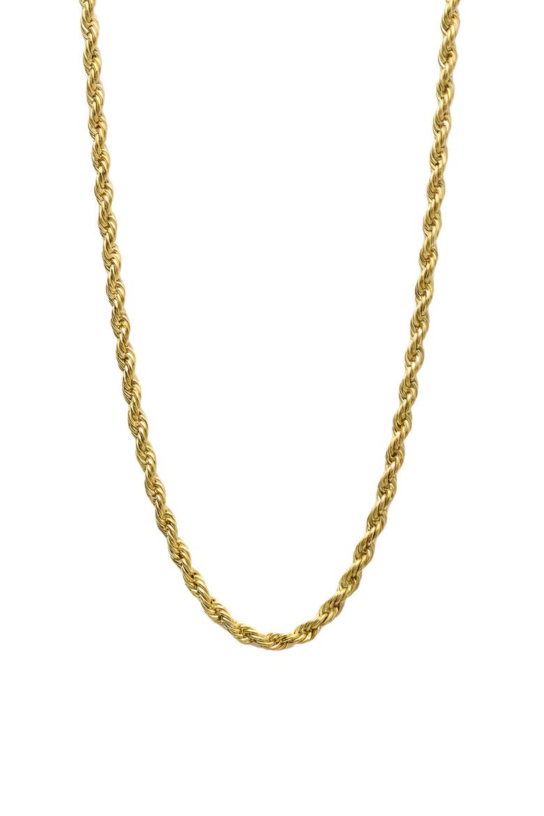 The Rope Chain Necklace, Main, color, GOLD