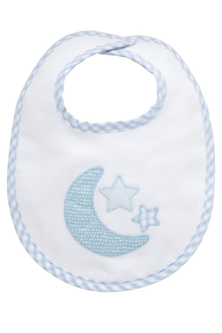 Classic Adventures Applique Basic Bib, Main, color, Blue Lullaby
