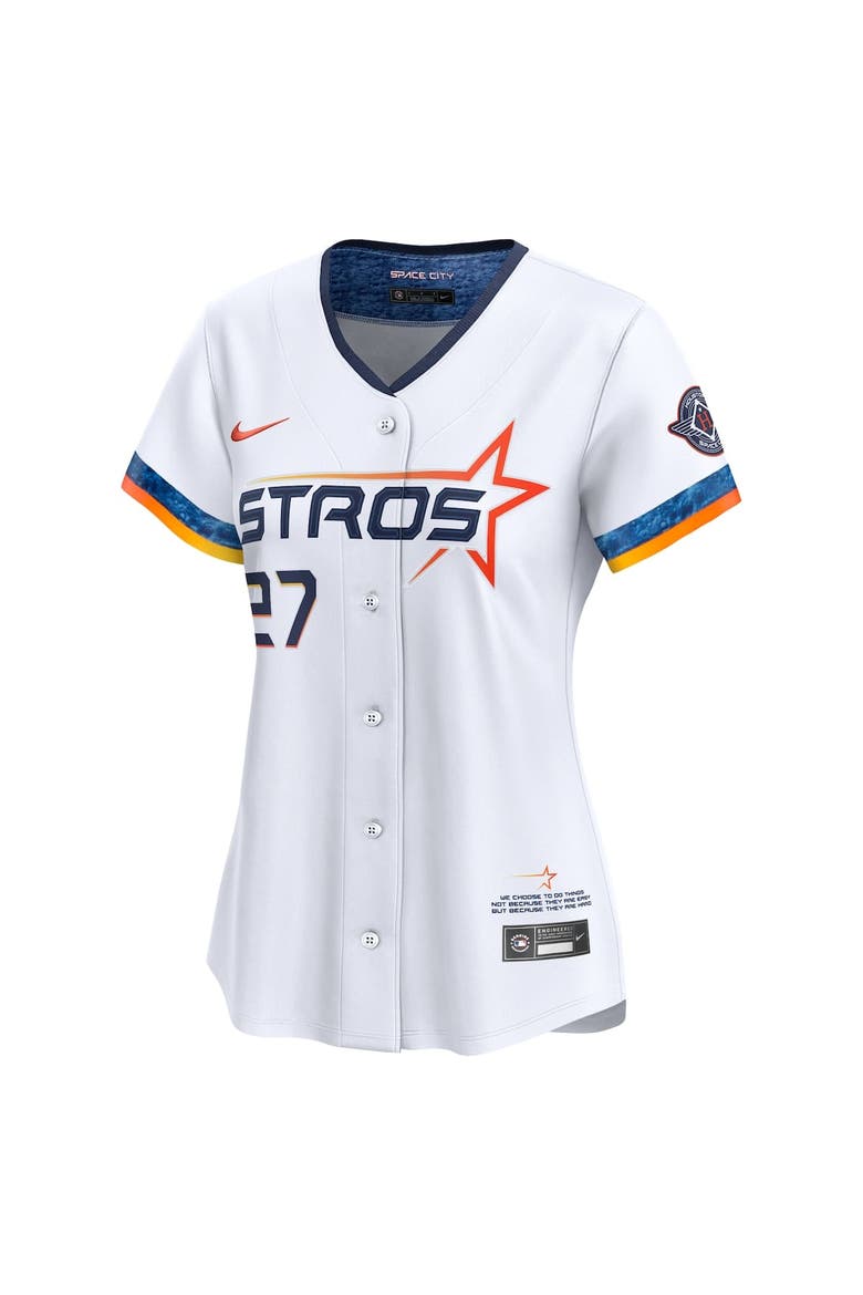 Women's Nike Jose Altuve White Houston Astros 2025 City Connect Limited Player Jersey, Alternate, color, White