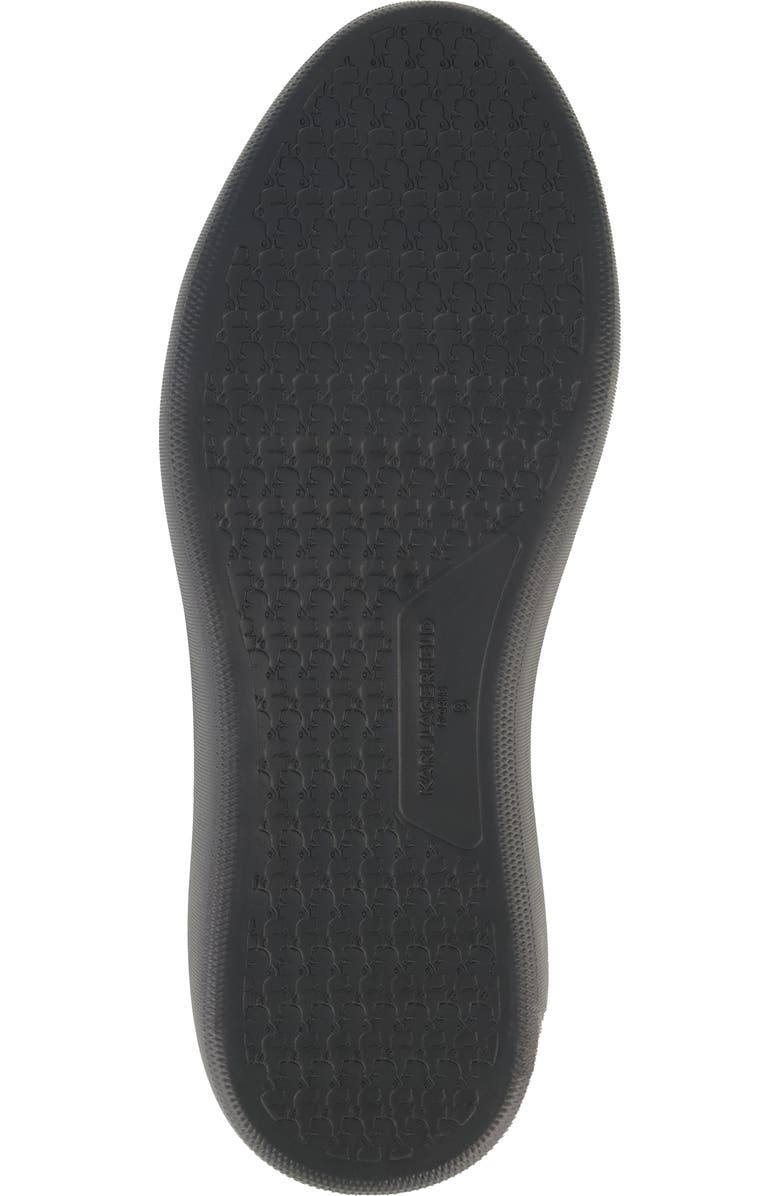 KARL LAGERFELD PARIS Side Logo Plate Sneaker, Alternate, color,