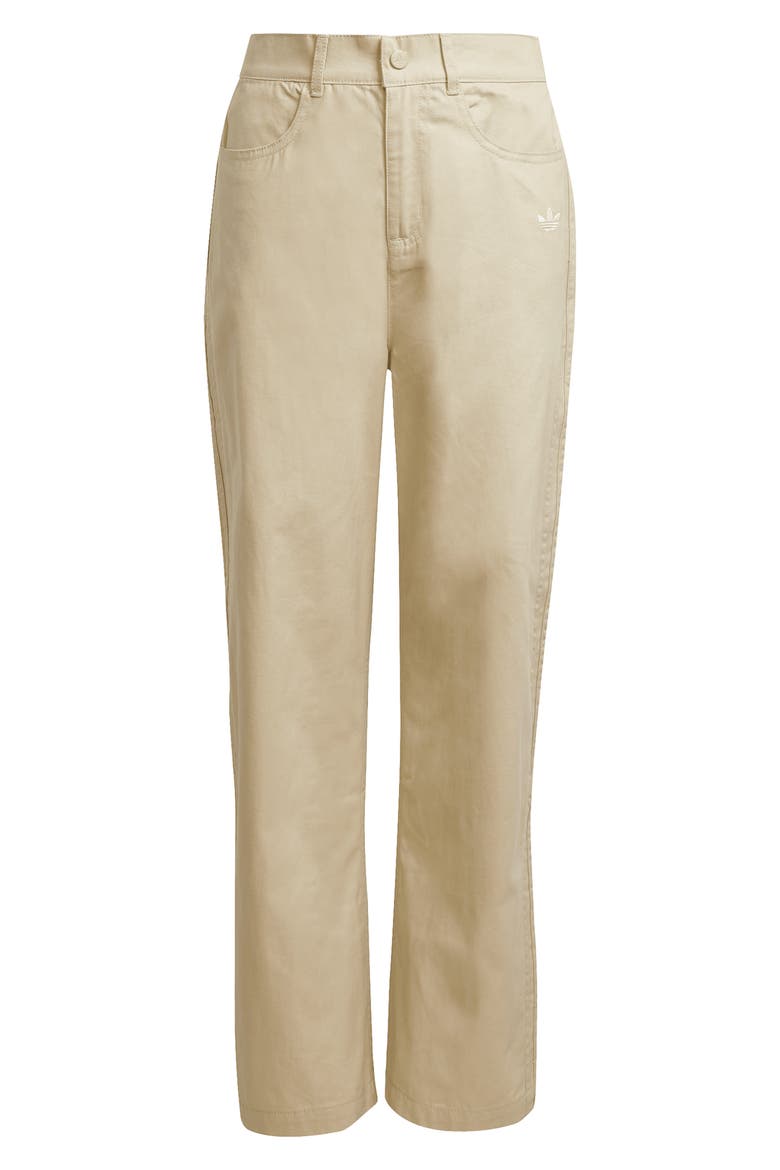 Kids' Cotton Twill Pants, Main, color, STONE KHAKI