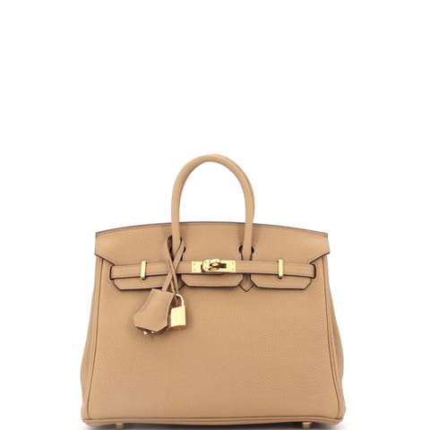 Birkin Handbag Brown Togo with Gold Hardware 25