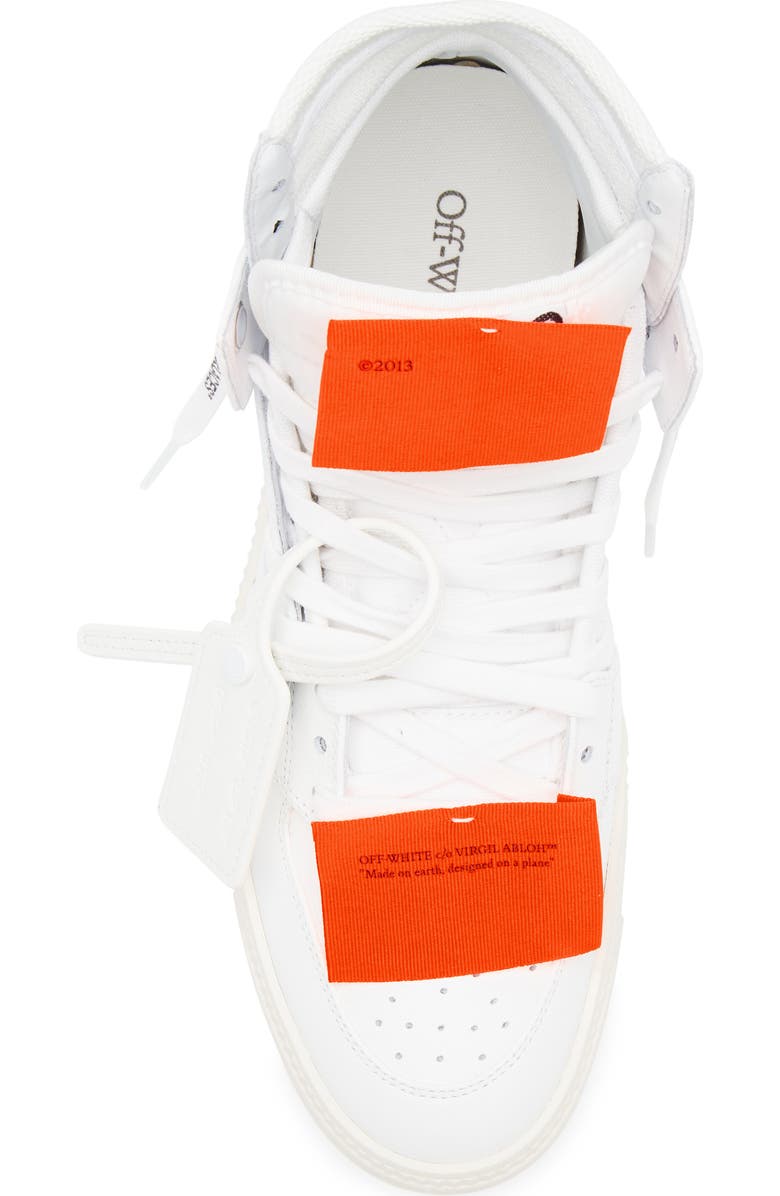Off-White 3.0 Off Court Leather High Top Sneaker, Alternate, color,