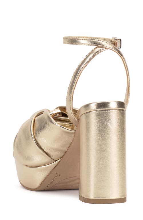 Vince Camuto Phebie Platform Sandal In Egyptian Gol