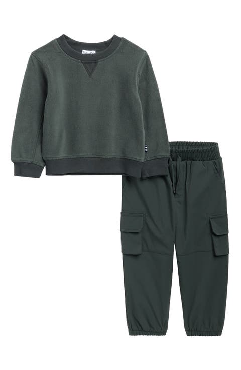 Sweatshirt & Cargo Joggers Set (Baby)