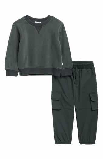 Sweatshirt & Cargo Joggers Set